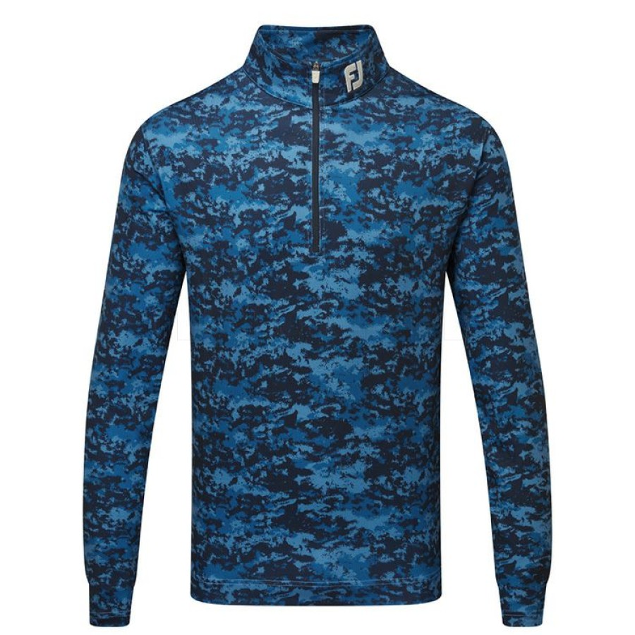 Golf Sweaters * Footjoy Cloud Camo 1/2 Zip Golf Pullover