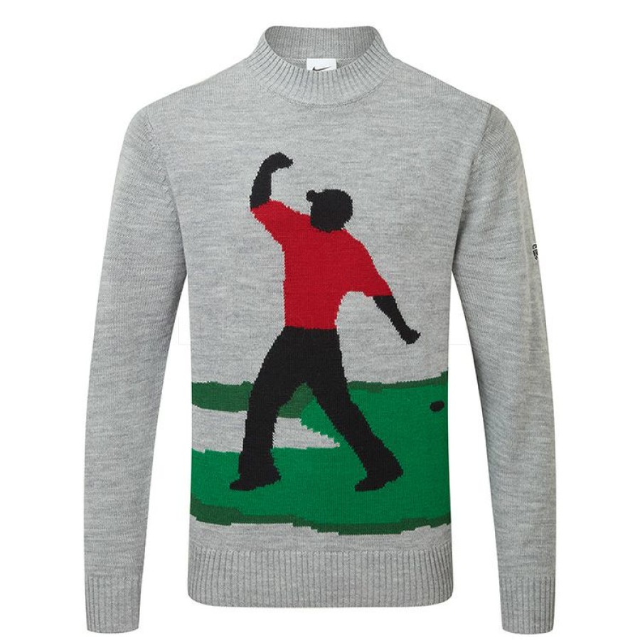 Golf Sweaters * Nike Tiger Woods Crew Knit Golf Sweater