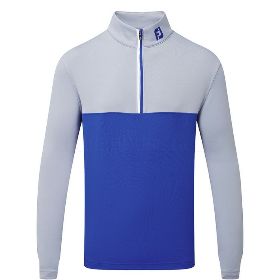 Golf Sweaters * Footjoy Colour Blocked Chill-Out 1/2 Zip Golf Pullover