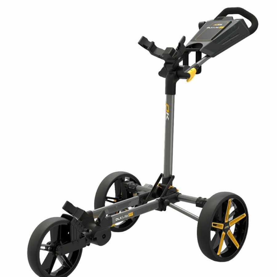 Golf Trolleys * Powakaddy Dlx Lite Ff Golf Trolley