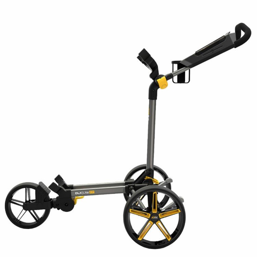 Golf Trolleys * Powakaddy Dlx Lite Ff Golf Trolley