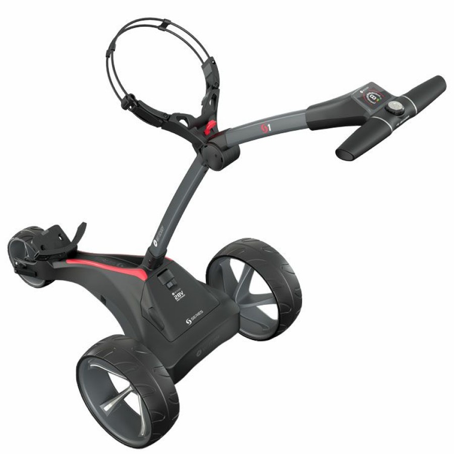 Golf Trolleys * Motocaddy S1 Electric Golf Trolley