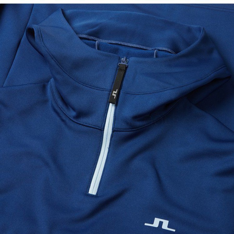 Golf Sweaters * Jlindeberg J.Lindeberg Aerial 1/4 Zip Golf Hoodie