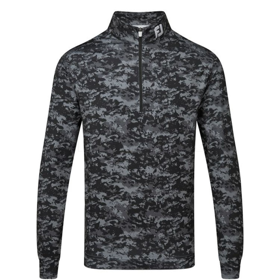 Golf Sweaters * Footjoy Cloud Camo 1/2 Zip Golf Pullover