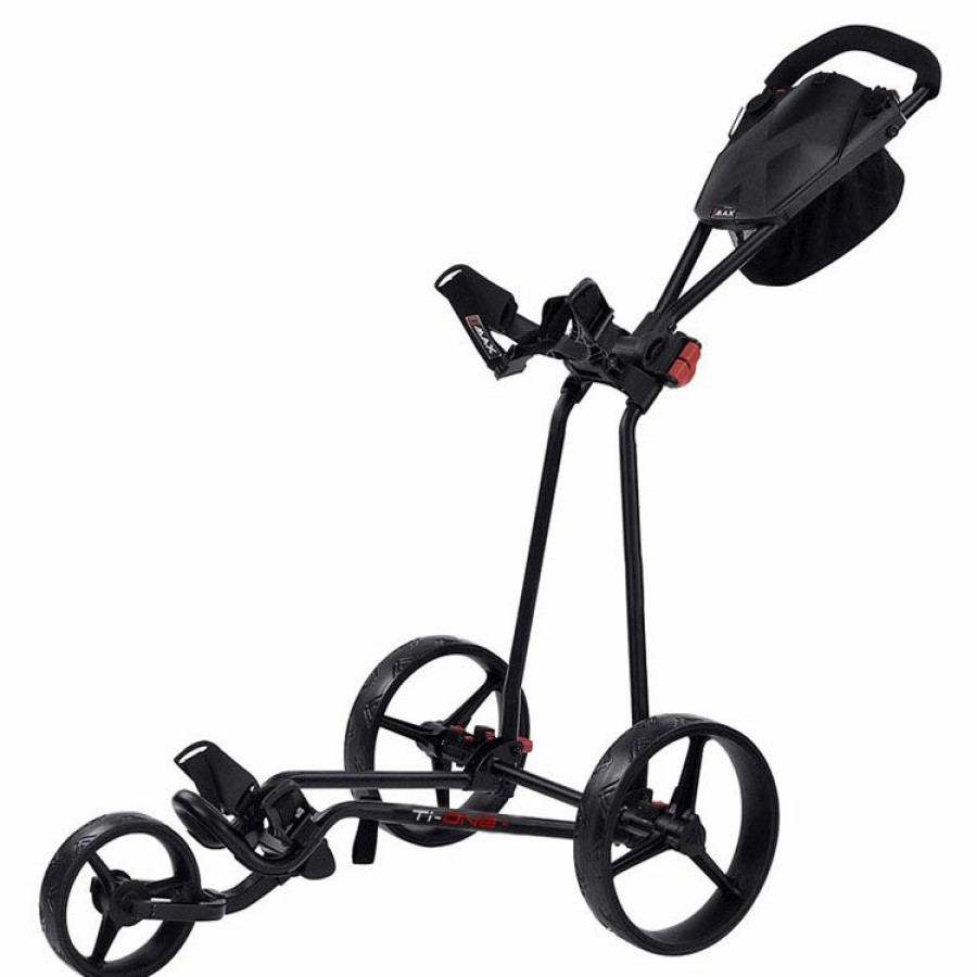 Golf Trolleys * Bigmax Big Max Ti One 3 Wheel Golf Trolley