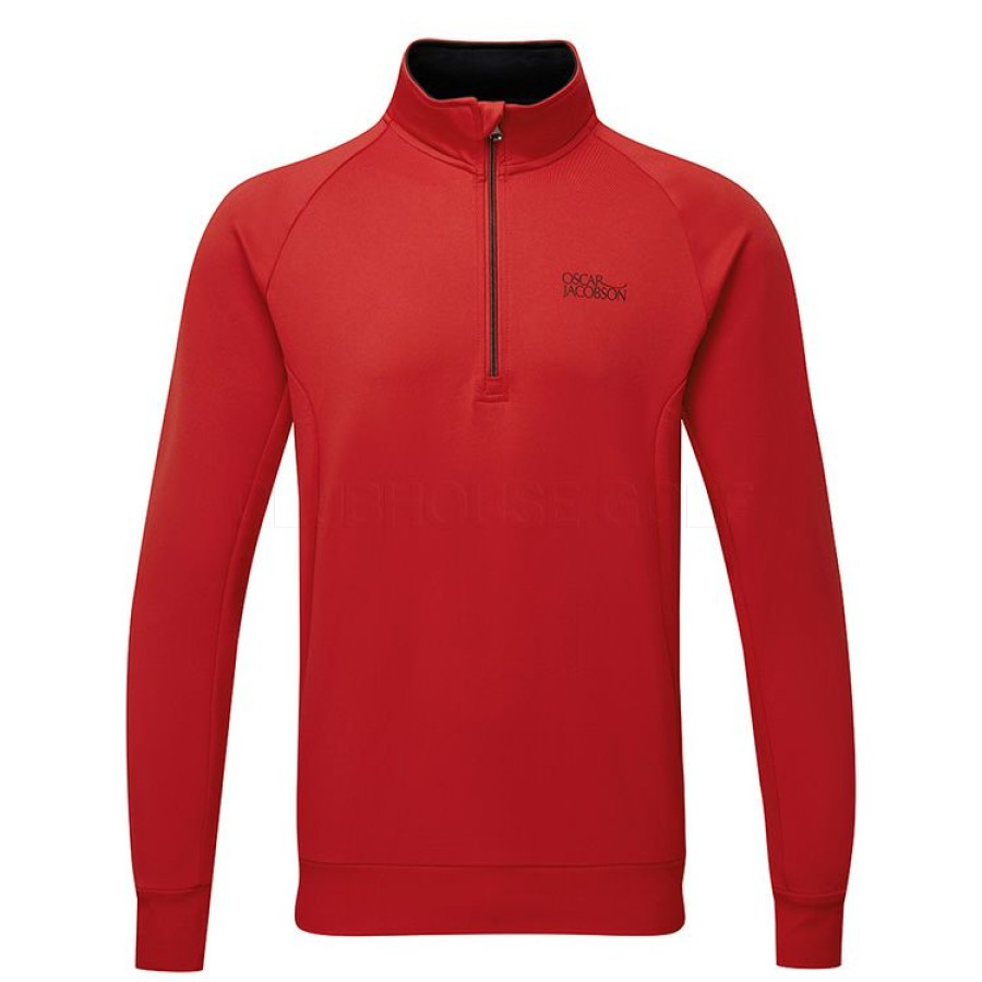 Golf Sweaters * Oscarjacobson Oscar Jacobson Trent Tour 1/2 Zip Golf Sweater