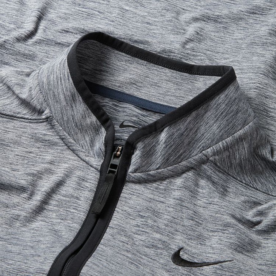 Golf Sweaters * Nike Dry Victory Heather 1/2 Zip Golf Sweater