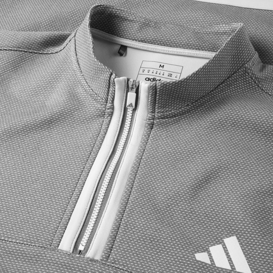 Golf Sweaters * Adidas Microdot 1/4 Zip Golf Sweater