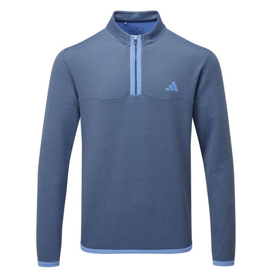 Golf Sweaters * Adidas Microdot 1/4 Zip Golf Sweater