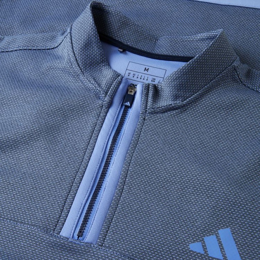 Golf Sweaters * Adidas Microdot 1/4 Zip Golf Sweater