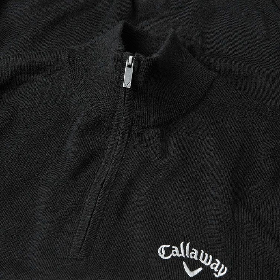 Golf Sweaters * Callaway Blended Merino 1/4 Zip Golf Sweater