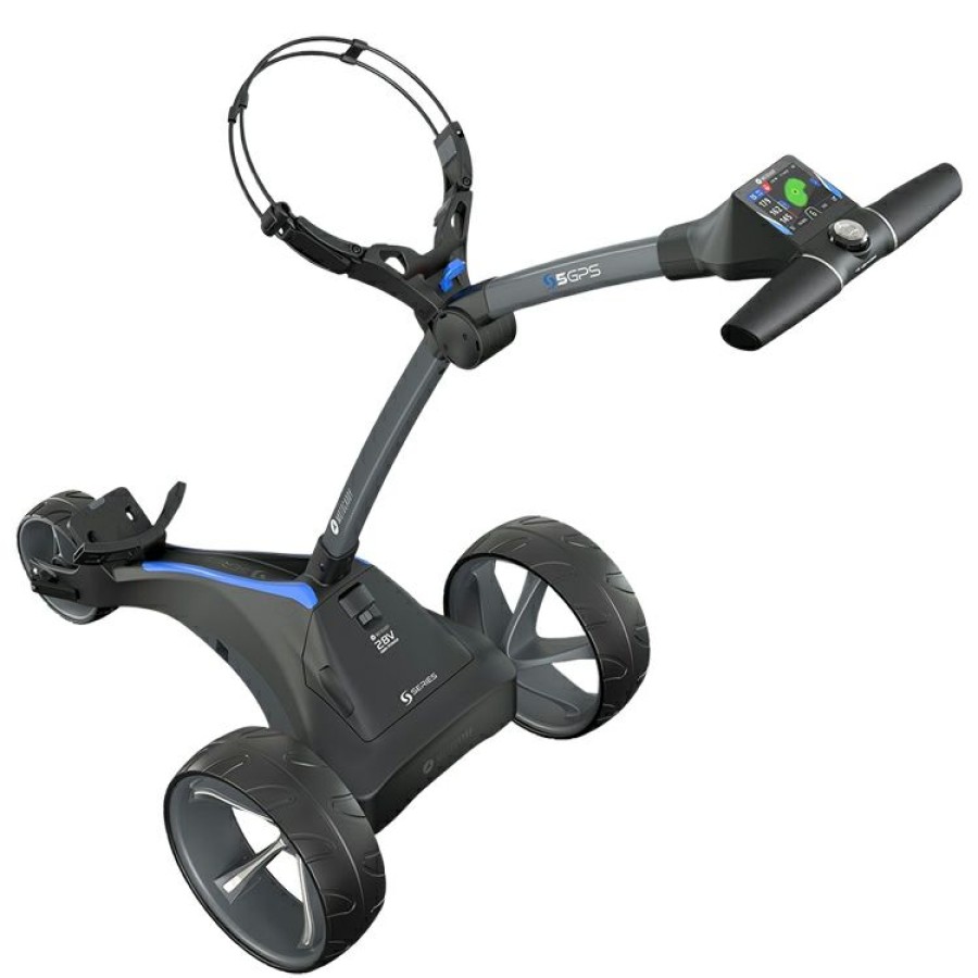 Golf Trolleys * Motocaddy S5 Gps Electric Golf Trolley