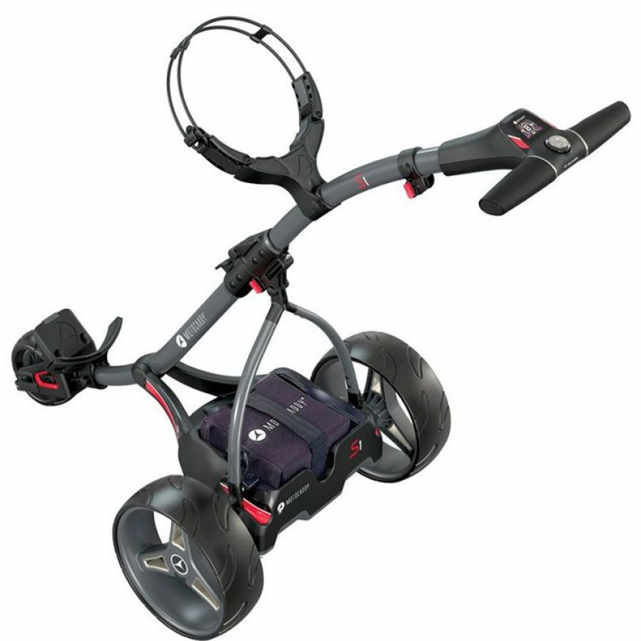 Golf Trolleys * Motocaddy S1 Electric Golf Trolley